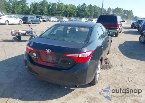 2016 Toyota Corolla Le z USA, uszkodzony, nr VIN 2T1BURHE2GC711359